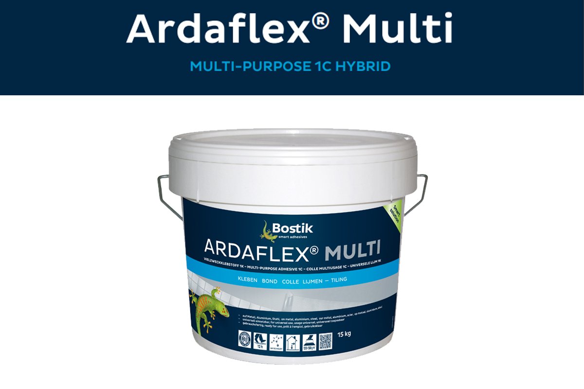 Adhesivo para HPL a muro  (Laminado de alta presión)Ardaflex®️ MultiMULTI-PURPOSE 1C HYBRID