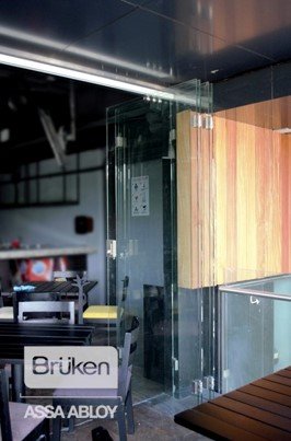 Herraje vidrio puertas correderas BRUKEN 