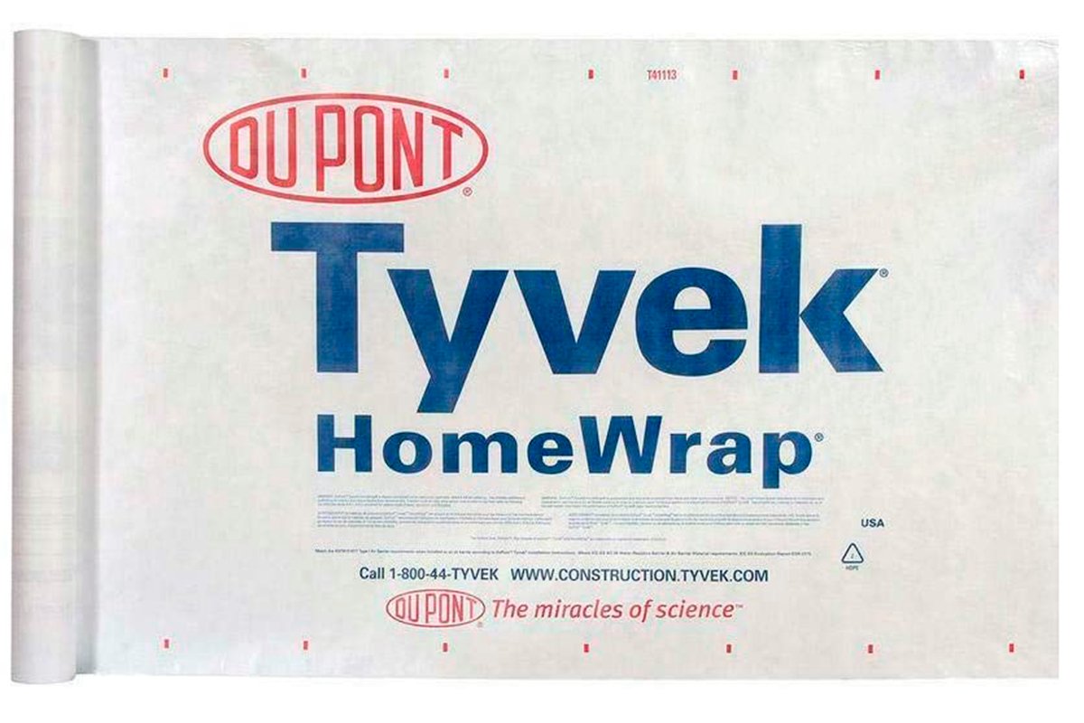 MEMBRANA HIDROFUGA:  Tyvek Homewrap Rollo 125m2